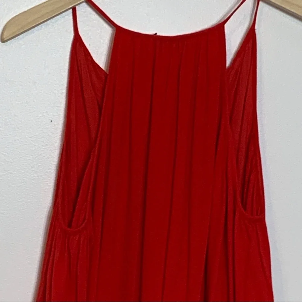 EUC Lush Cold Shoulder Strappy Boho Sleeve Dress‎